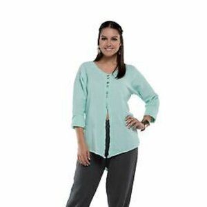 Oh My Gauze Tails Jacket Blouse 100% Comfortable C